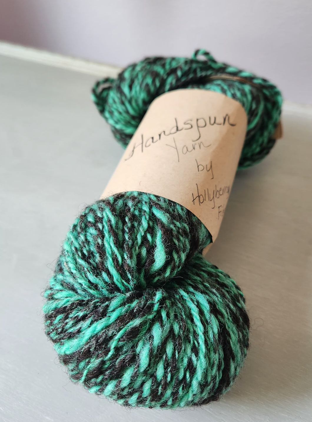 East Friesian wool yarn handspun by Hollyberry Fibers