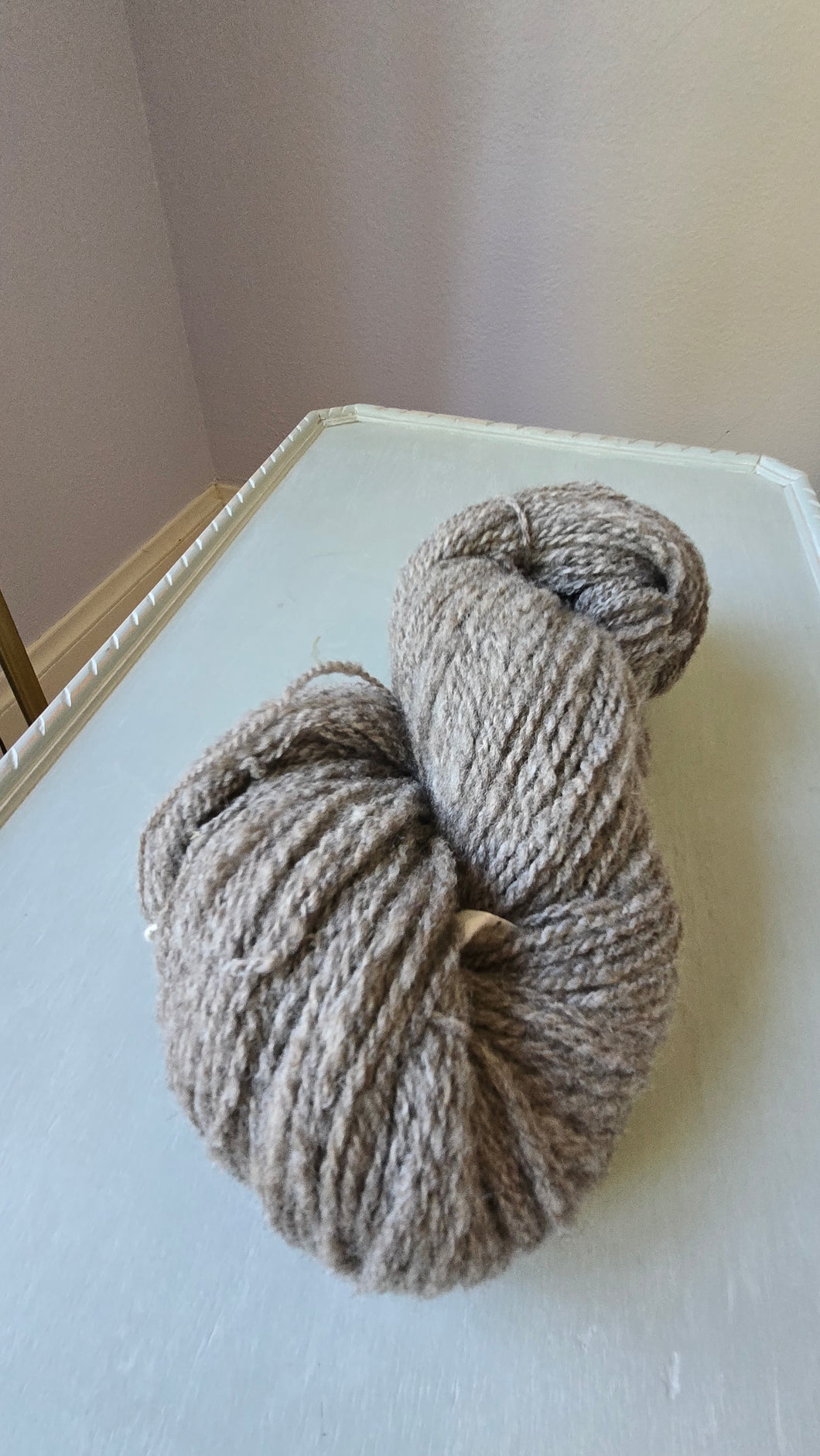 Perendale wool yarn handspun by Sandy