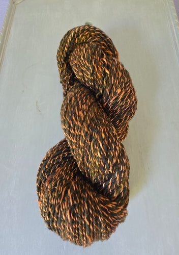 Merino wool/silk yarn handspun by Sandy